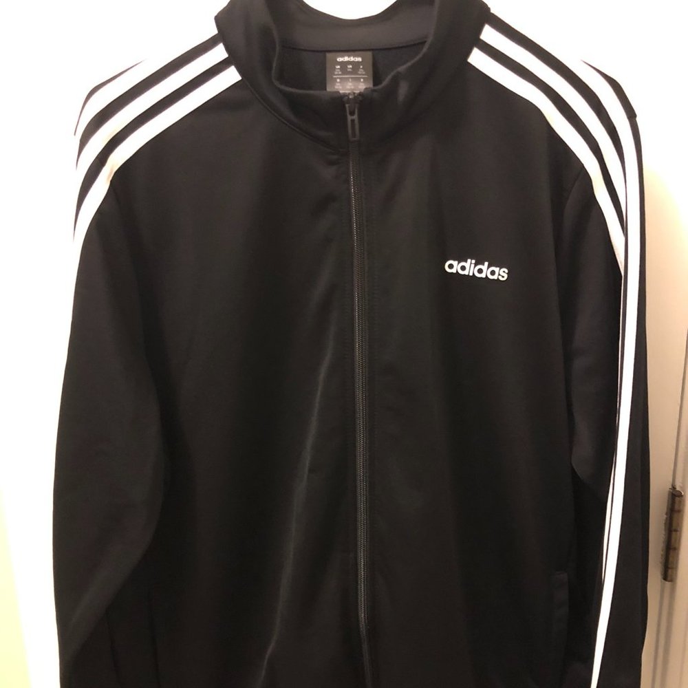 Youth 2XL Iconic Tricot Jacket Classic Adidas with Stripes